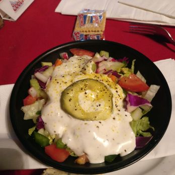 Angus Steak House - Salad was had lots of fresh veggies, delicious! - Steakhouses Near Me - Hickory, North Carolina