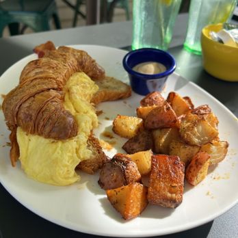 Banana Cafe - Croissant egg sandwich - French Near Me - Key West, Florida Banana Cafe - Croissant egg sandwich - French Near Me - Key West, Florida