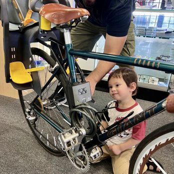 Frank's Bicycles - Vinnie letting my little one help. - Bikes Near Me - Long Beach, California Frank's Bicycles - Vinnie letting my little one help. - Bikes Near Me - Long Beach, California