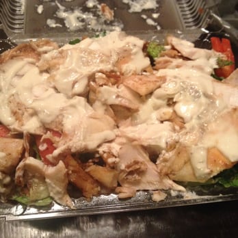 Shawarma Prince - Fatouch salad with chicken and garlic sauce - Lebanese Near Me - Ottawa, Ontario