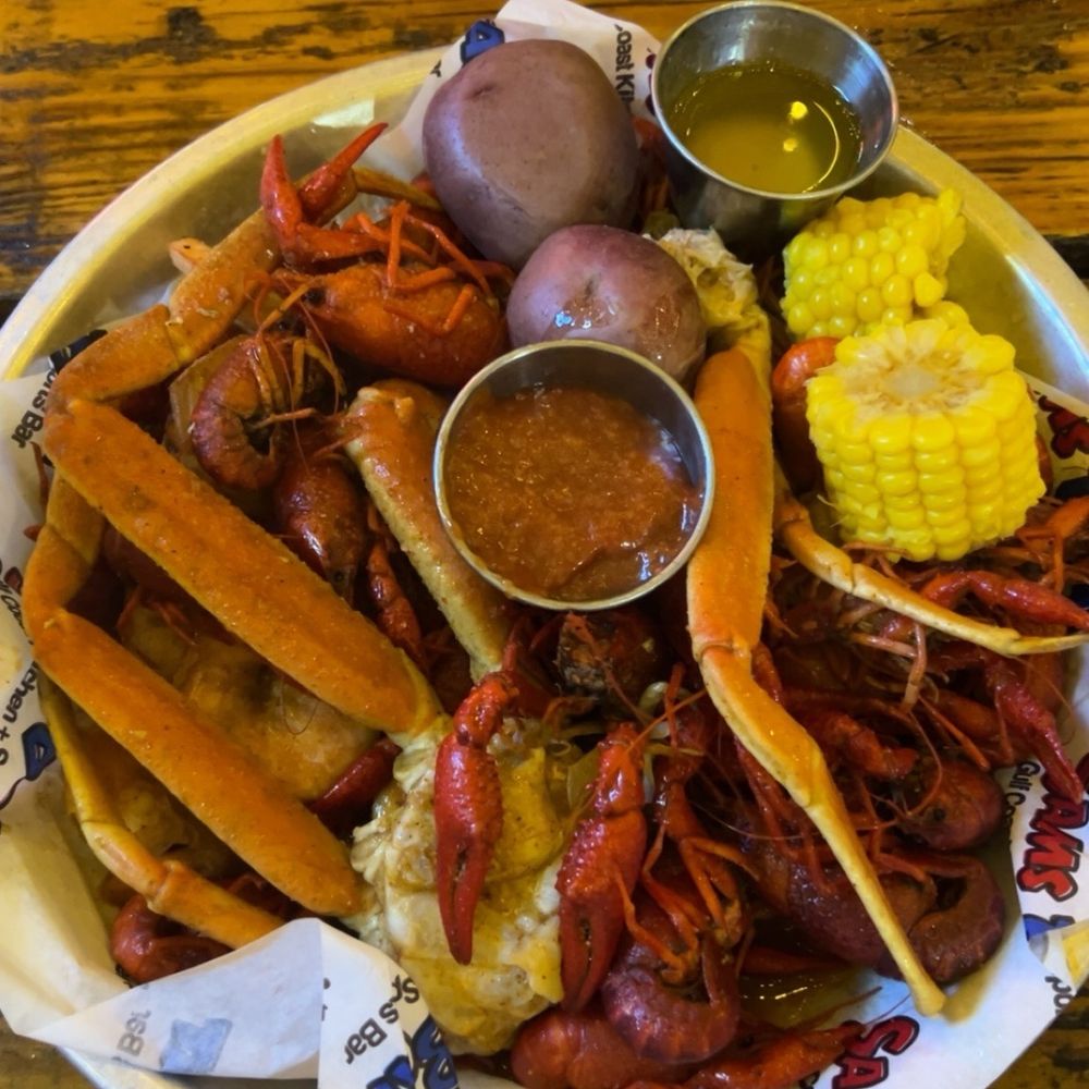 Sam's Boat - The off menu snow crab, shrimp and crawfish was excellent!! - Seafood Near Me - Pearland, Texas Sam's Boat - The off menu snow crab, shrimp and crawfish was excellent!! - Seafood Near Me - Pearland, Texas