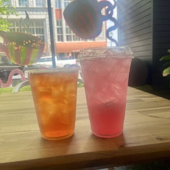 Northern Roots Coffeehouse - Prickly pear lemonade & peach honey mint tea - Coffee & Tea Near Me - Greensboro, North Carolina Northern Roots Coffeehouse - Prickly pear lemonade & peach honey mint tea - Coffee & Tea Near Me - Greensboro, North Carolina