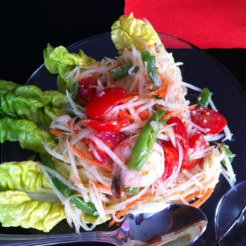 Bee's Thai Cuisine - Green Papaya Salad! - Thai Near Me - Providence, Rhode Island