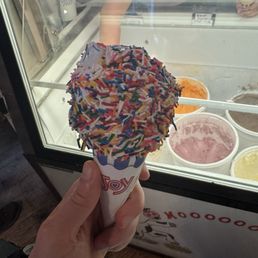 Maple walnut with rainbow sprinkles Maple walnut with rainbow sprinkles