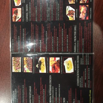 Chios Peruvian Grill - Menu side 2 - Peruvian Near Me - Van Nuys, California