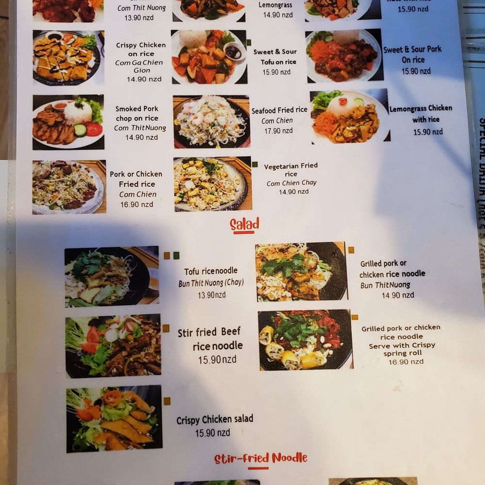 The Vnam Kitchen - Menu - Vietnamese Near Me - Rotorua, BOP