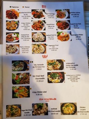 Menu photo 1 The Vnam Kitchen Rotorua, BOP Menu photo 1 The Vnam Kitchen Rotorua, BOP