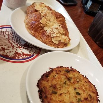 la Madeleine - Almond croissant and potato. - Breakfast & Brunch Near Me - Columbia, Maryland la Madeleine - Almond croissant and potato. - Breakfast & Brunch Near Me - Columbia, Maryland
