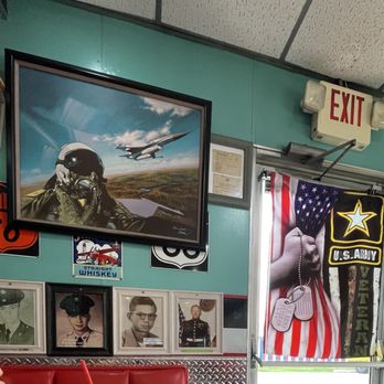 Crossroads Dairy Bar - Decor in honor of veterans - Ice Cream & Frozen Yogurt Near Me - Seaman, Ohio