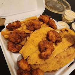 Sole and Double Shrimp. Just delicious with their homemade Tartar sauce.