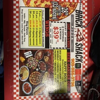 Brick Shack Pizza - Deals - Pizza Near Me - Ontario, California Brick Shack Pizza - Deals - Pizza Near Me - Ontario, California