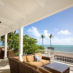 The Caribbean Resort - Large panoramic view from Royal Palm undercover.