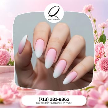 Q Nails & Lashes - Art begins at your fingertips. A custom set changes more than your look, it shifts your presence. Book your appointment. - Nail Salons Near Me - Houston, Texas Q Nails & Lashes - Art begins at your fingertips. A custom set changes more than your look, it shifts your presence. Book your appointment. - Nail Salons Near Me - Houston, Texas