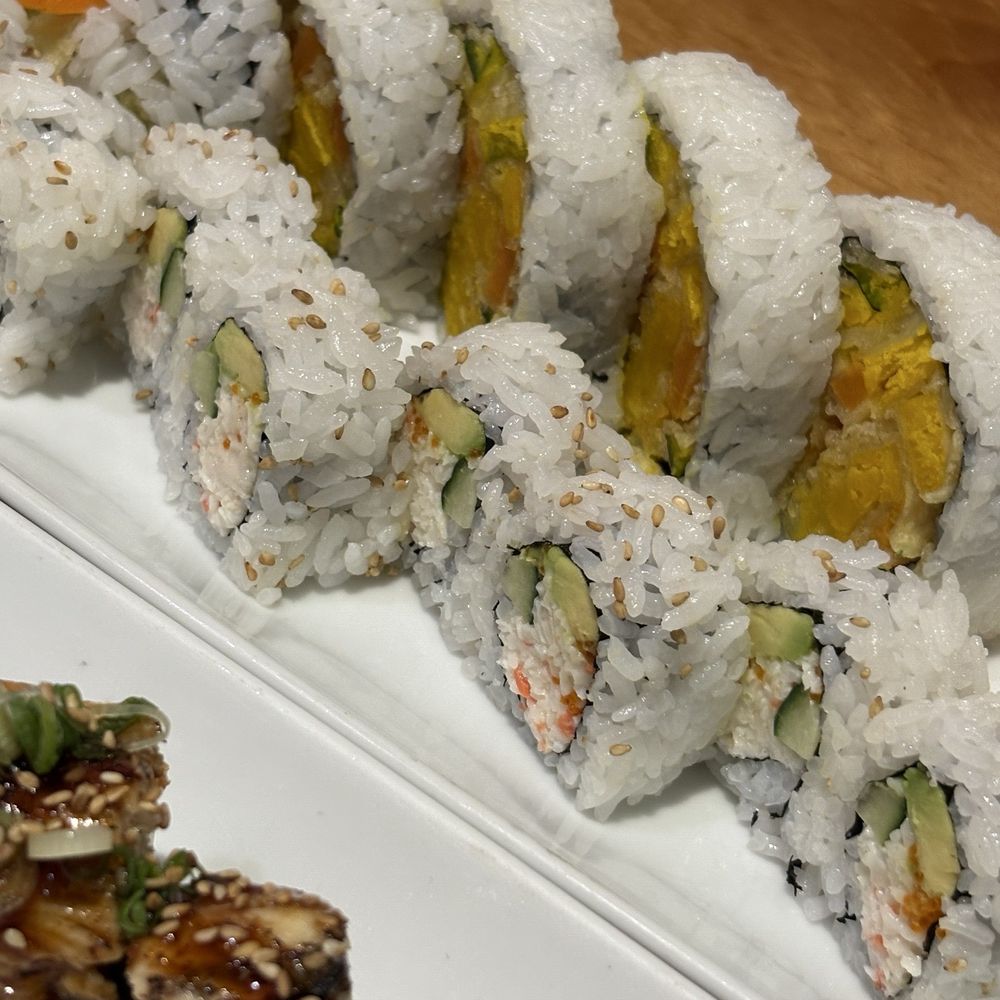 Miyabi Restaurant - California Roll and vegetable maki roll - Japanese Near Me - Tukwila, Washington