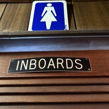 The Chowder Barge - Funny bathroom sign - Seafood Near Me - Wilmington, California The Chowder Barge - Funny bathroom sign - Seafood Near Me - Wilmington, California
