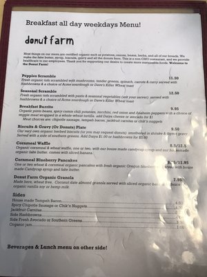 Menu photo 7 Donut Farm Berkeley, CA