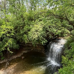 Waterfall ~10-15 ish min walk from coffee shop
