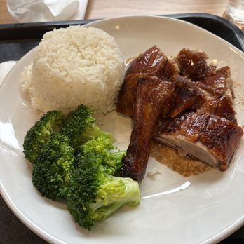 Flock - Roast duck, broccoli and rice - Food Court Near Me - Portland, Oregon Flock - Roast duck, broccoli and rice - Food Court Near Me - Portland, Oregon