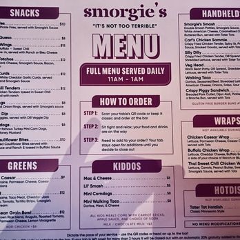 Smorgie's - Menu - Comfort Food Near Me - Minneapolis, Minnesota