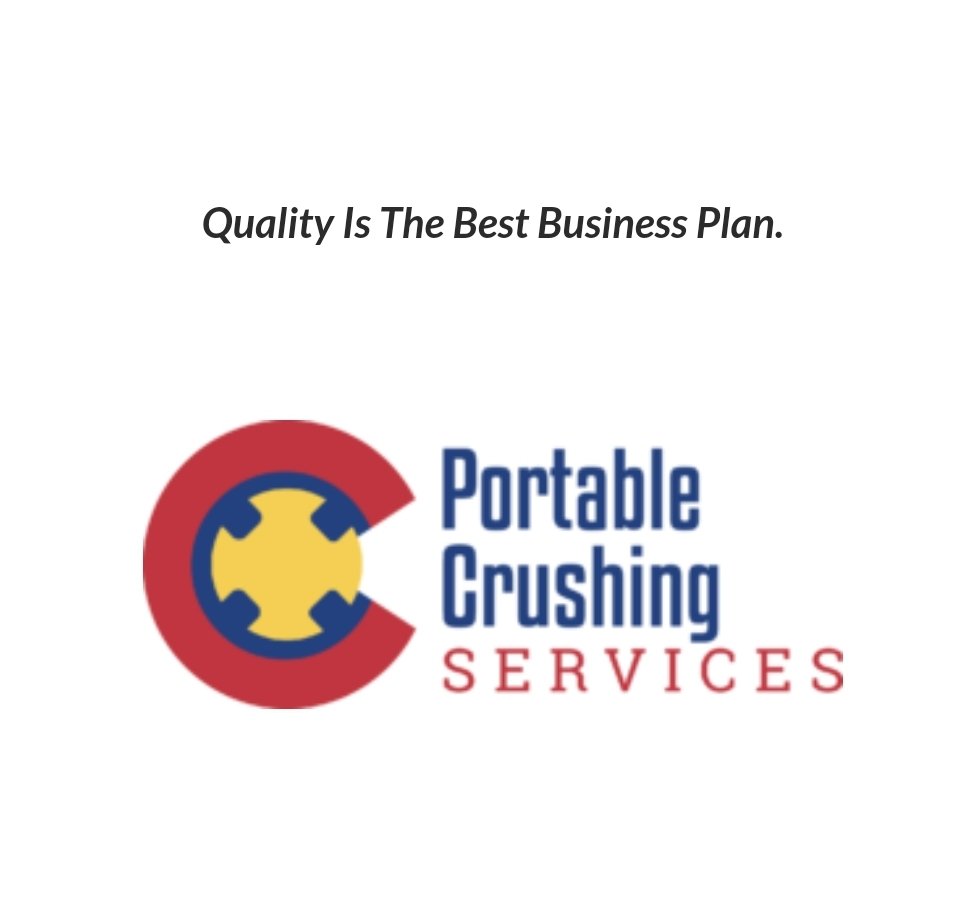 PORTABLE CRUSHING SERVICES Centennial Colorado Recycling Center PORTABLE CRUSHING SERVICES Centennial Colorado Recycling Center