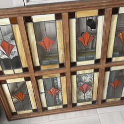 Design Savvy Unique Finds - Stain glass window from an old demolished building in St Pete $895