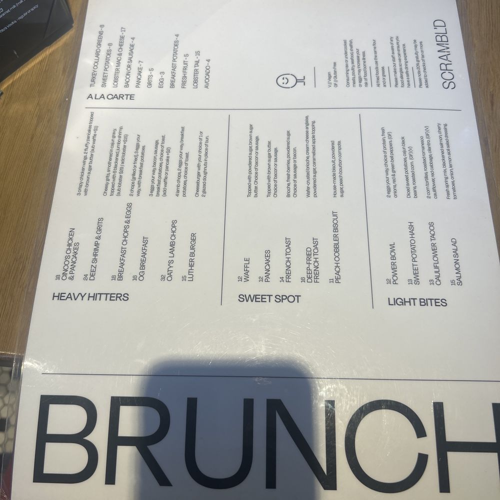 Scrambl'd - Menu - Breakfast & Brunch Near Me - Oklahoma City, Oklahoma