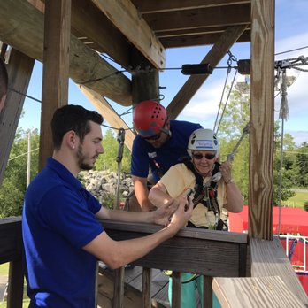 Wild Acadia Camping Resort - Killing it on the zipline! - Amusement Parks Near Me - Ellsworth, Maine Wild Acadia Camping Resort - Killing it on the zipline! - Amusement Parks Near Me - Ellsworth, Maine