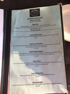 Menu photo 6 Pilot House Sandwich, MA
