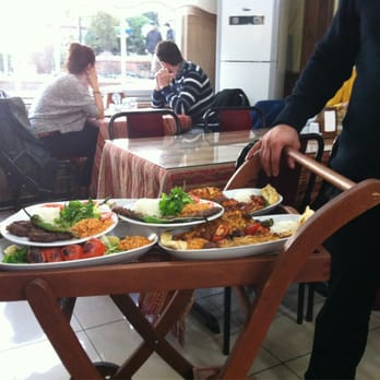 Buhara 93 - Cart of food being delivered to the table - Turkish Near Me - Istanbul, 34