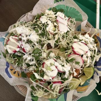 Cholita Linda - Two Fish Tacos and Two Carne Asada Tacos - Tacos Near Me - Berkeley, California