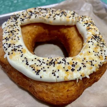 Landline Doughnuts & Coffee - My everything bagel doughnut!! - Donuts Near Me - Longmont, Colorado Landline Doughnuts & Coffee - My everything bagel doughnut!! - Donuts Near Me - Longmont, Colorado