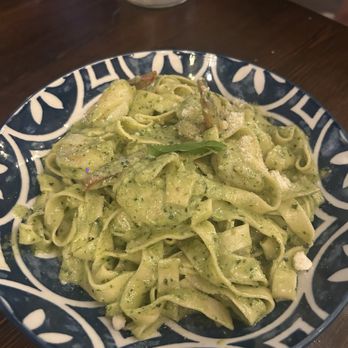 Rusticucina - Fettuccini Pesto e Gamberi - Italian Near Me - San Diego, California