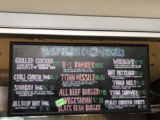 Menu photo 6 Flight Grill Tucson, AZ