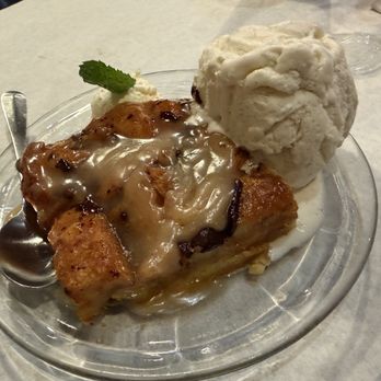 Food For Thought - GOURMENT BREAD PUDDING WITH BRANDY CREAM SAUCE - American Near Me - Williamsburg, Virginia Food For Thought - GOURMENT BREAD PUDDING WITH BRANDY CREAM SAUCE - American Near Me - Williamsburg, Virginia