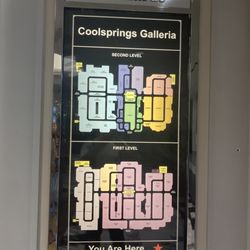 Dillard's - Directory map, Dillard's CoolSprings Galleria