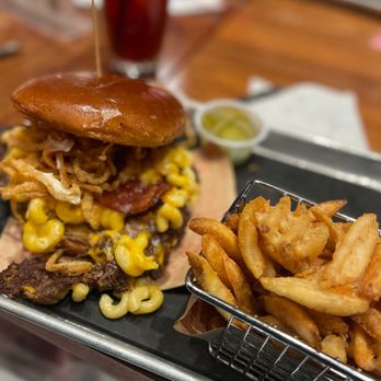 Guy Fieri’s Branson Kitchen & Bar - Mac and cheeseburger - Bars Near Me - Branson, Missouri Guy Fieri’s Branson Kitchen & Bar - Mac and cheeseburger - Bars Near Me - Branson, Missouri