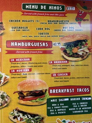 Menu photo 4 Rincon Mexicano Houston, TX