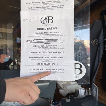 OB Brewery - beer menu - Breweries Near Me - San Diego, California