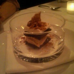 Lulou's Restaurant - (don't mind the crappy camera phone photos) Brownie sundae with a toasted marshmellow and peanuts on top