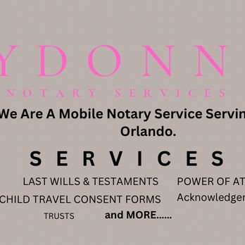 Sydonne Notary Service - Business card - Notaries Near Me Sydonne Notary Service - Business card - Notaries Near Me
