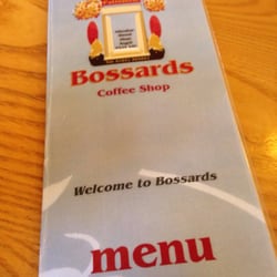 Bossards Coffee Shop - Menu