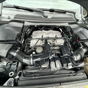 Transhine - Top of engine looks new - Auto Detailing Near Me - Whittier, California