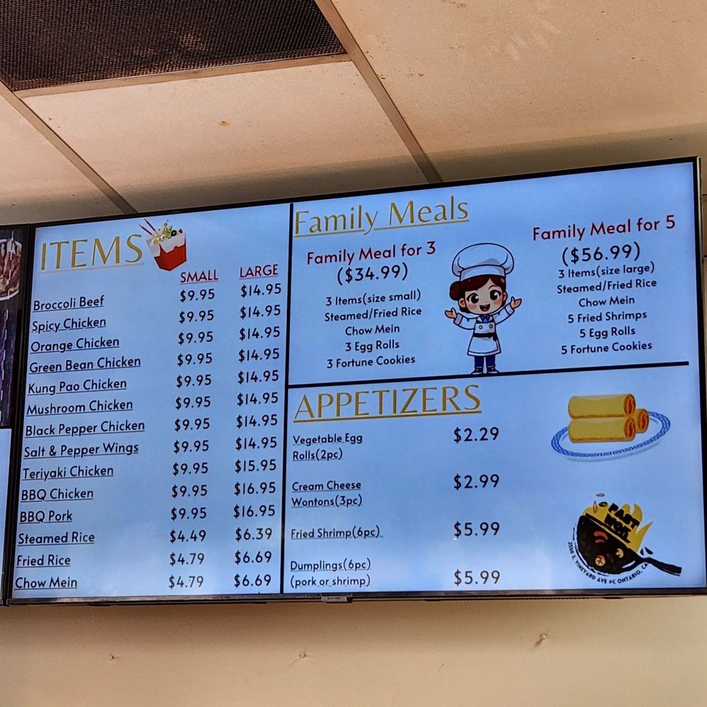 Fast Wok - Menu, including family meals - Asian Fusion Near Me - Ontario, California Fast Wok - Menu, including family meals - Asian Fusion Near Me - Ontario, California