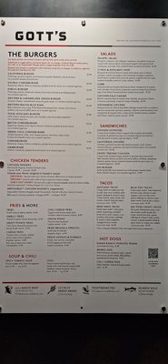 Menu photo 3 Gotts Roadside Napa, CA