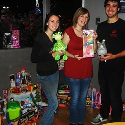Master Dater Speedating and Social Events - We Brought in 100 Toys at our Charity Game Night!