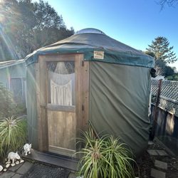 Lily Webber Massage Therapy - The service is held inside this yurt
