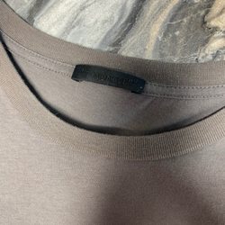 Chappelle Dry Cleaners - Discolouration around the collar was NOT there before.. this shirt used to be a solid dark grey colour.. it is now a washed out light grey.
