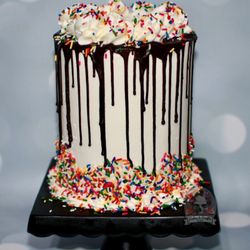 Cakes and Crafts by Kass - Double barrel chocolate coffee drip cake!