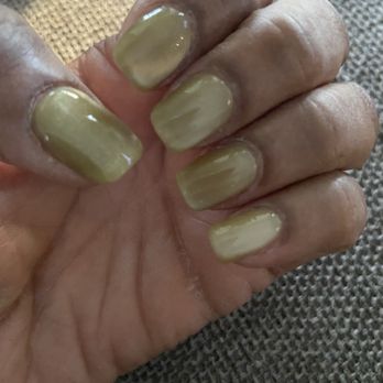 Venice Nails and Spa - Light green cat eye gel polish - Waxing Near Me - Griffin, Georgia Venice Nails and Spa - Light green cat eye gel polish - Waxing Near Me - Griffin, Georgia