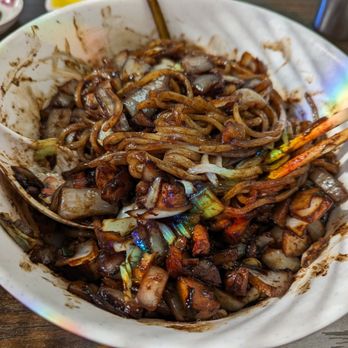 Jin Jja Roo - The messier the better A rainbow across doesn't hurt either - Korean Near Me - Gardena, California